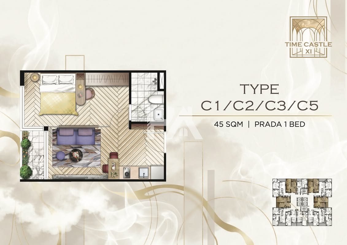 One Bed - Type C - 1