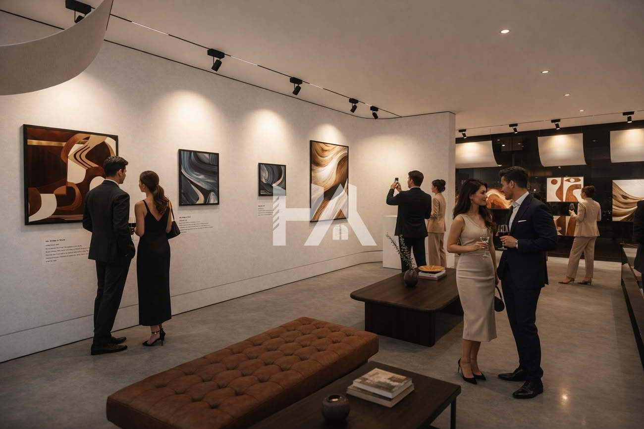 Citadel Manor - Amenity Renders - Art Gallery