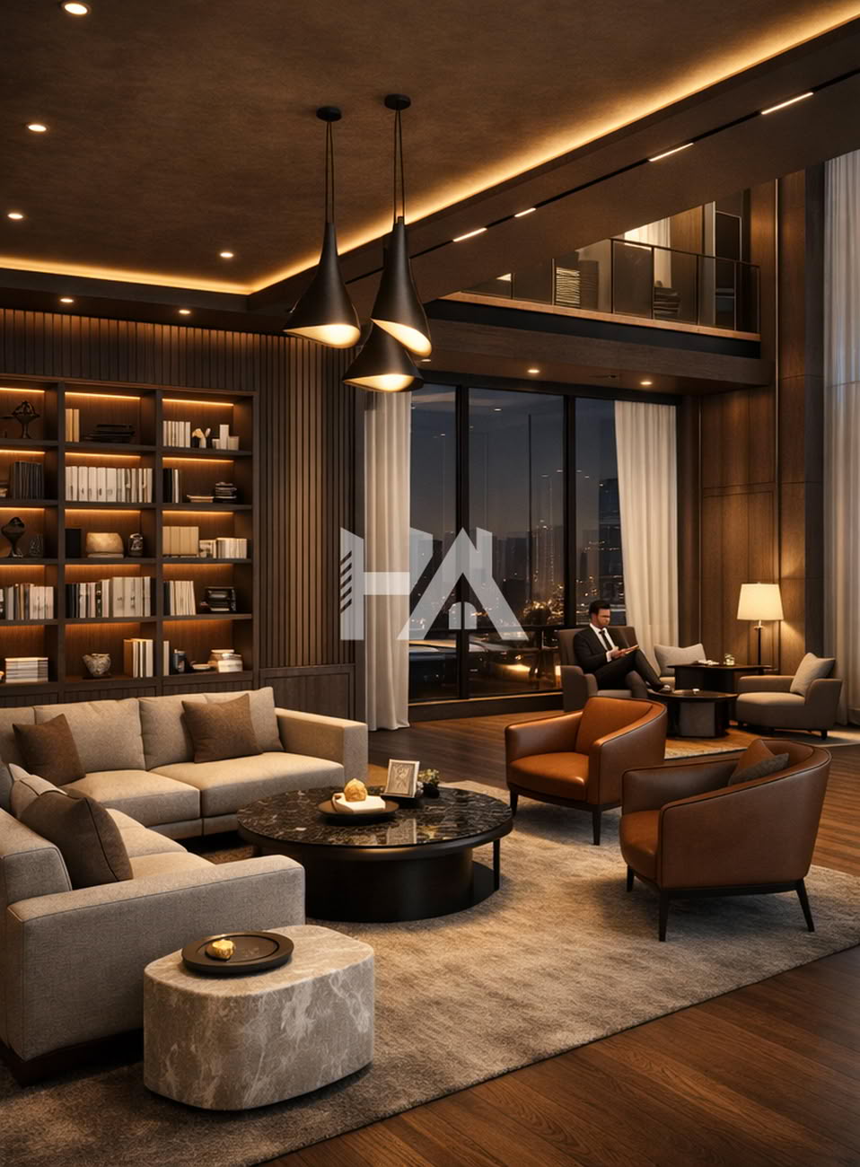 Citadel Manor - Amenity Renders - Art Library